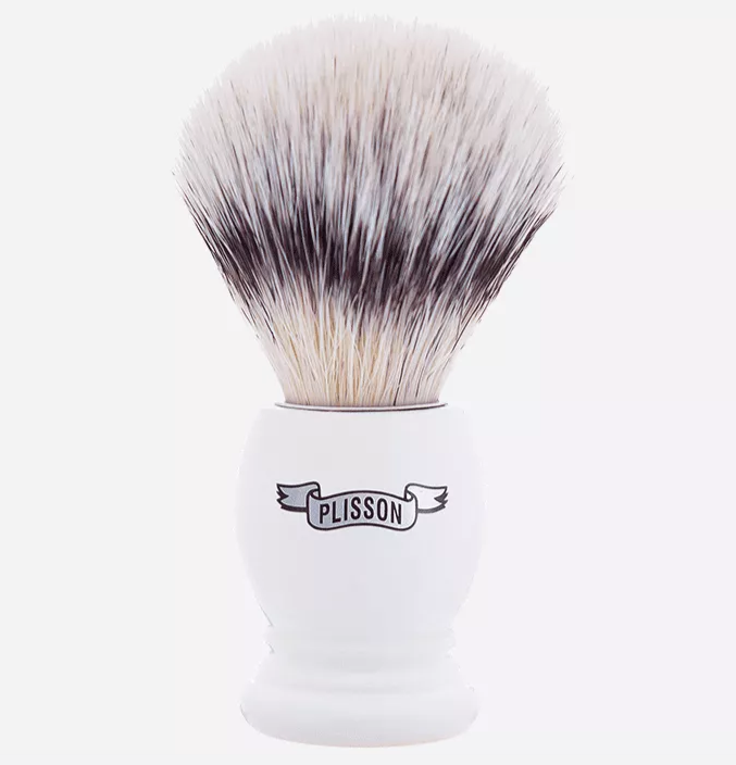 Plisson 1808 Essential &quot;High Mountain White&quot; Fibre Shaving Brush