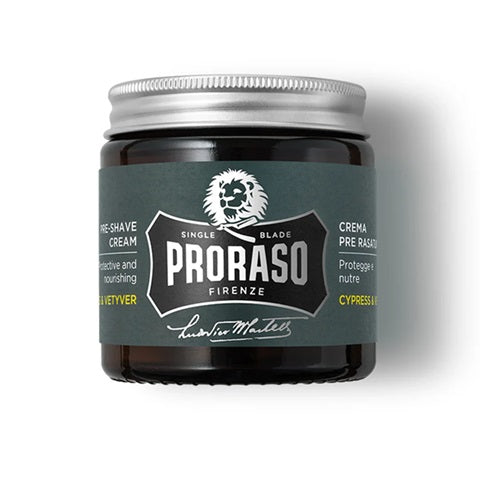 Proraso Single Blade Pre-Post Shave Cream, Cypress & Vetyver