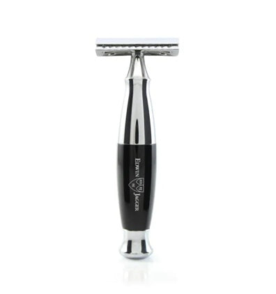 Edwin Jagger Ebony & Chrome Double Edge Safety Razor