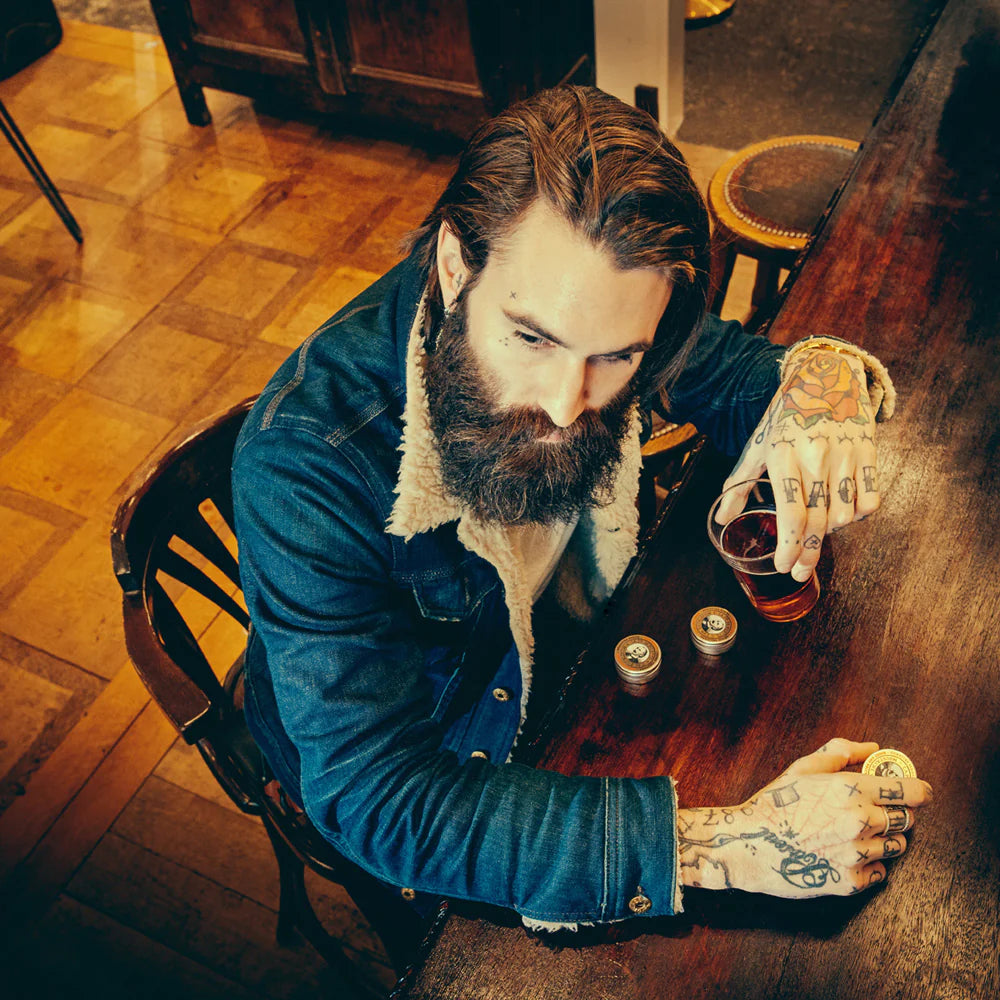 Captain Fawcett's Ricki Hall Booze & Baccy Moustache Wax