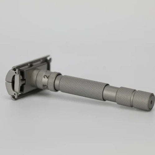 Rockwell T2 Adjustable Safety Razor, Stainless Steel | The Classic