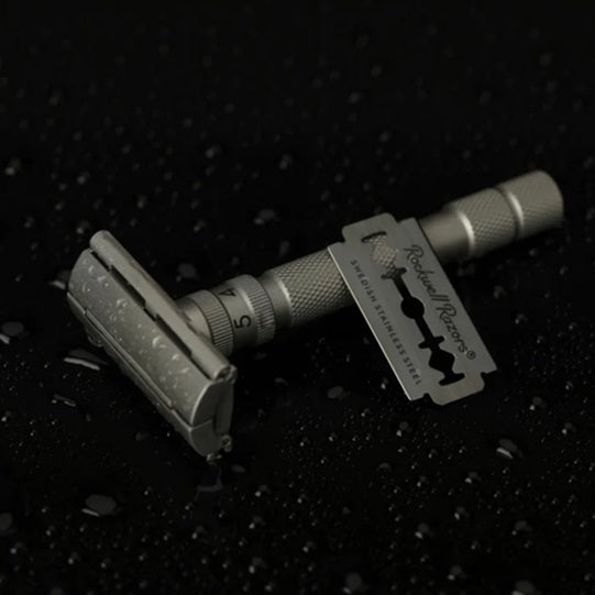 Rockwell T2 Adjustable Safety Razor, Stainless Steel | The Classic
