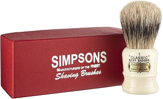 Simpsons Classic CL1 Best Badger Shaving Brush