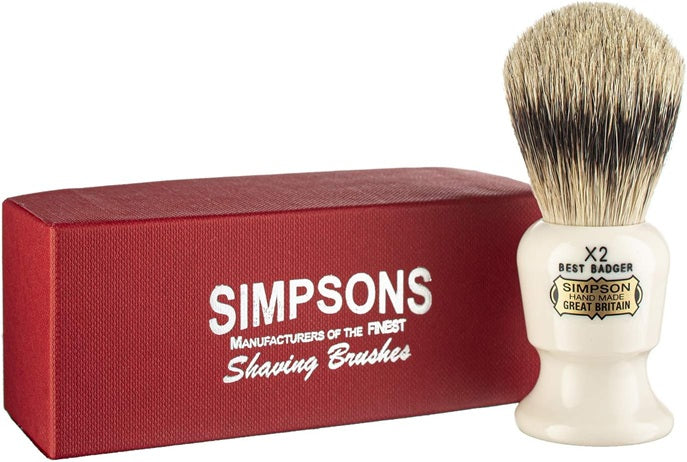 Simpsons Commodore X2 Best Badger Shaving Brush