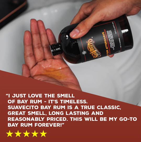 Suavecito Bay Rum Aftershave