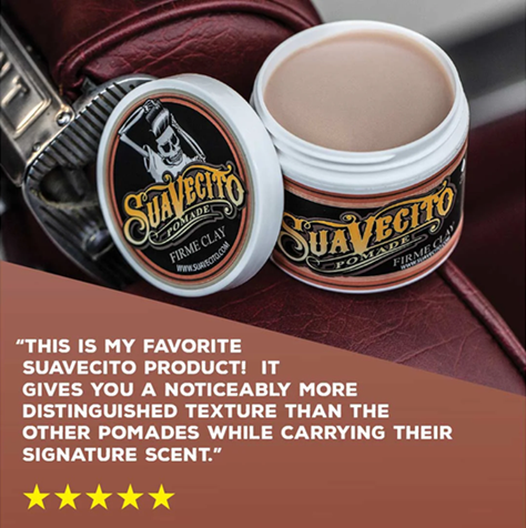 Suavecito Strong Hold Clay Pomade