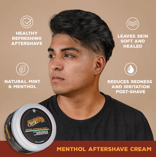 Suavecito Menthol Aftershave Cream