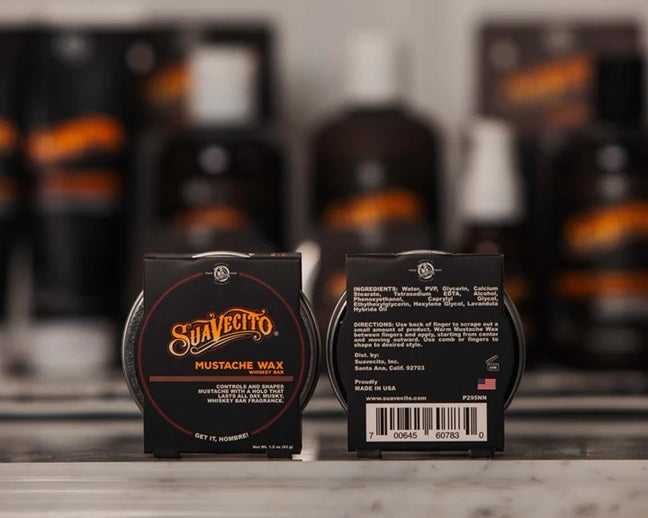 Suavecito Mustache Wax Whiskey Bar