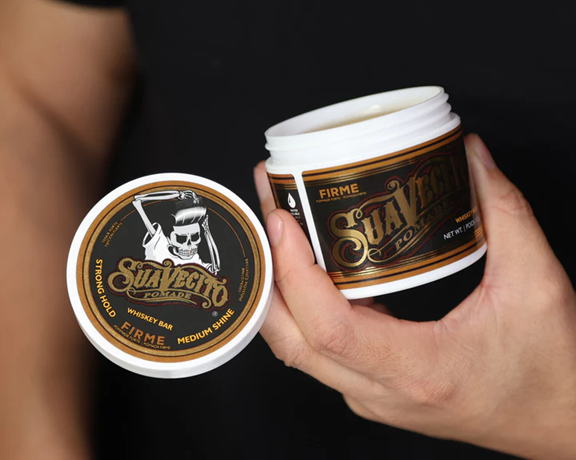 Suavecito Whiskey Bar Strong Hold Firm Pomade