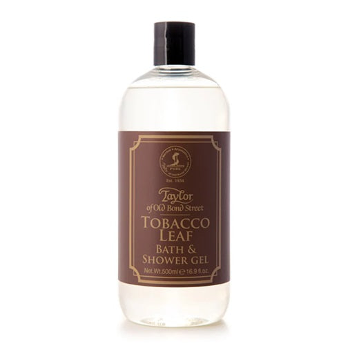 Taylor of Old bond Street Tobacco Leaf Bath & Shower Gel, 500 ml