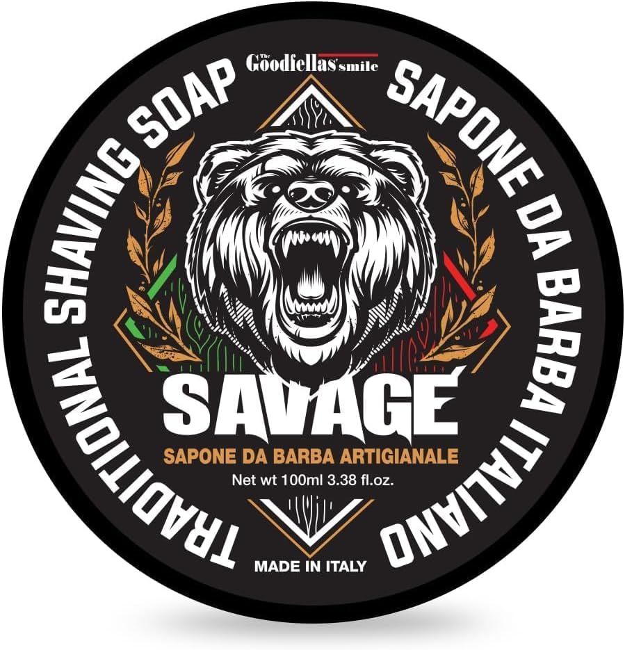 The Goodfellas' Smile Savage Shaving Soap, Made in Italy