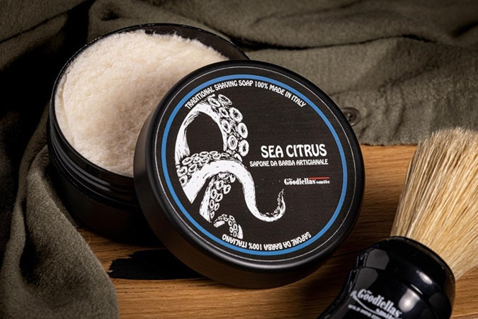 The Goodfellas' Smile Sea Citrus Shaving Soap, Made in Italy
