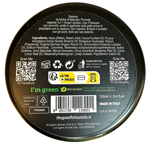 The Goodfellas' Smile Tyrannus Shaving Soap, Made in Italy