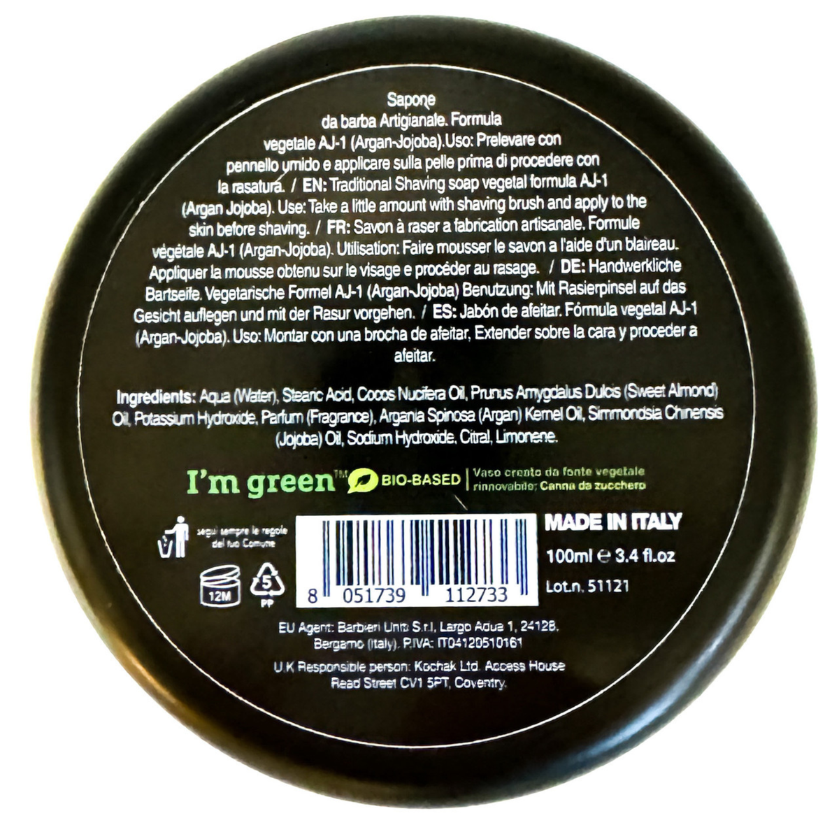The Goodfellas' Smile Shave Soap Royal Lime