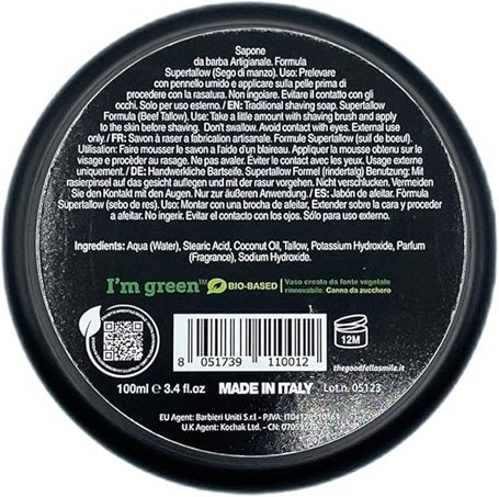 The Goodfellas' Smile Shibusa 2 Tallow Shaving Soap, Made in Italy