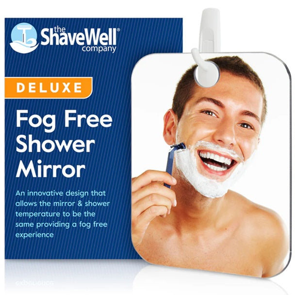 The Shave Well Company Deluxe Anti-Fog Shower Mirror