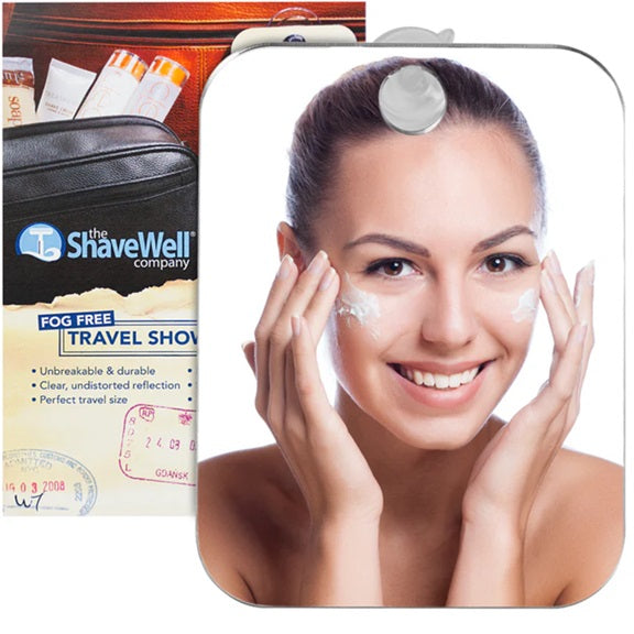 The Shave Well Company Fog Free Travel Shaving Mirror