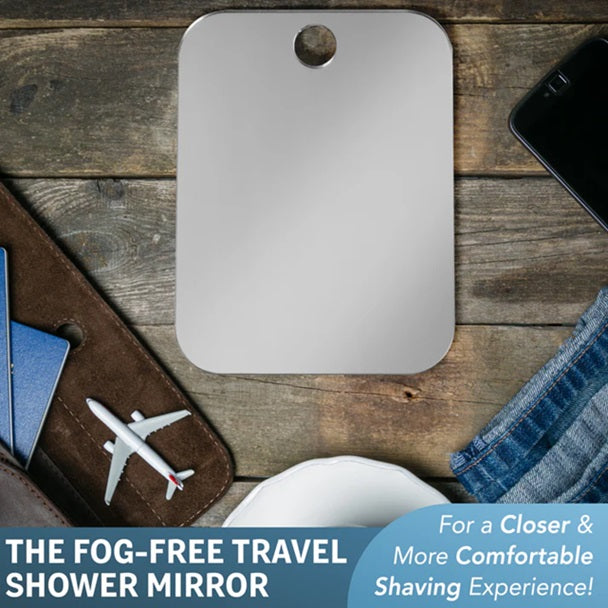 The Shave Well Company Fog Free Travel Shaving Mirror