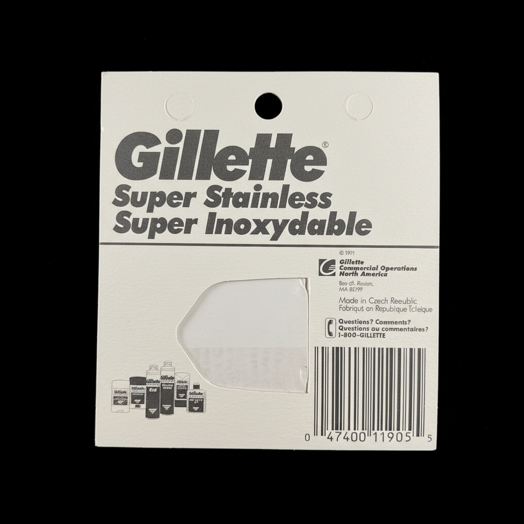 Gillette Super Stainless 5 pack NOS