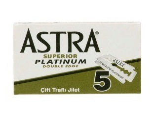 10 Astra Green Double Edge Safety Razor Blades