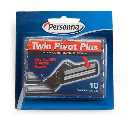 10 Personna Twin Pivot Plus TracII/Atra Cartridges