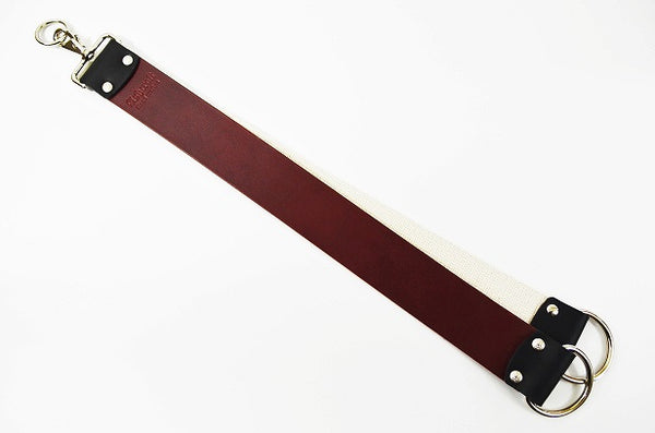 Ezra Arthur English Bridle Straight Razor Strop (Burgundy)