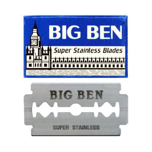 5 Big Ben Super Stainless Double Edge Razor Blades
