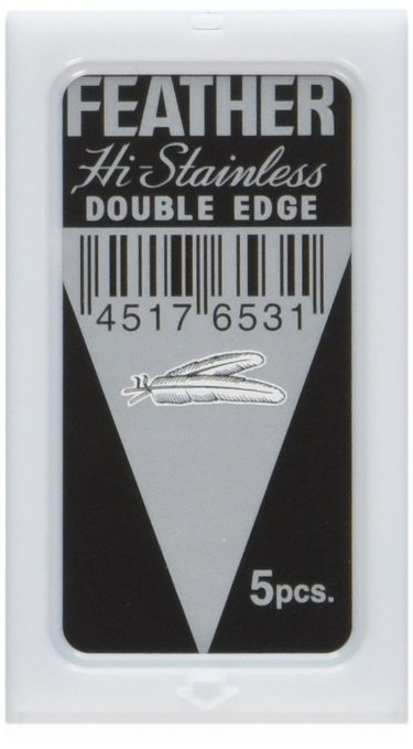 Feather Hi Stainless Double Edge Blades 5 pack