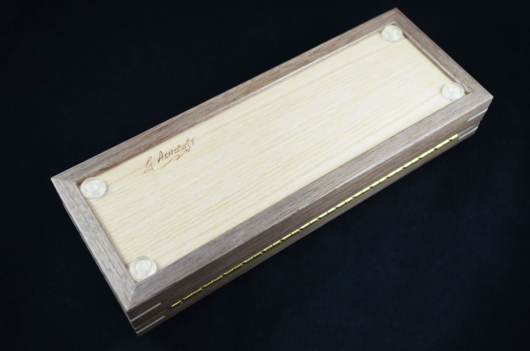 Handmade Walnut Custom Straight Razor Stropping Box