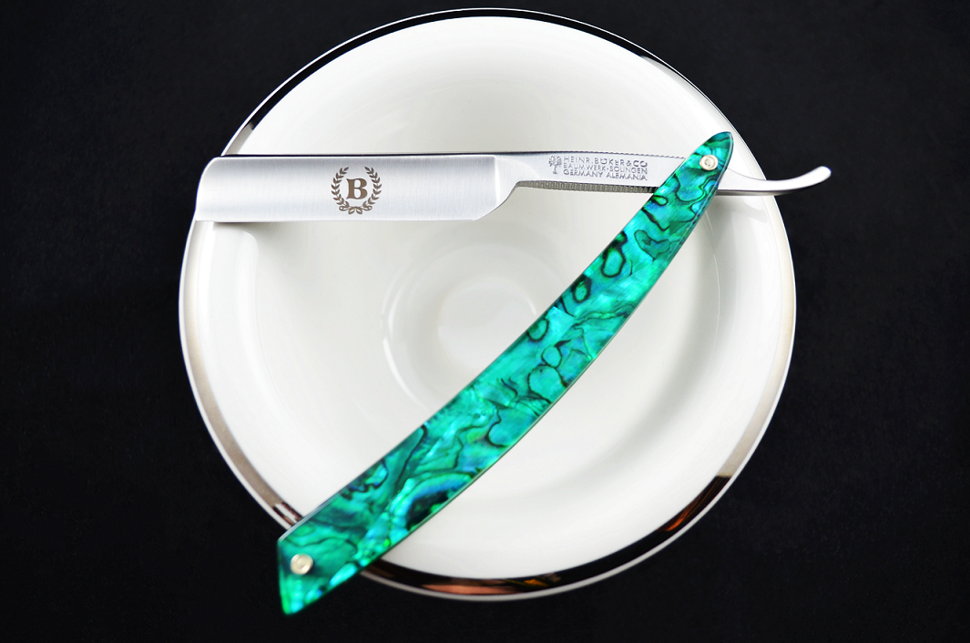 Boker Abalone Mini 4/8 Straight Razor
