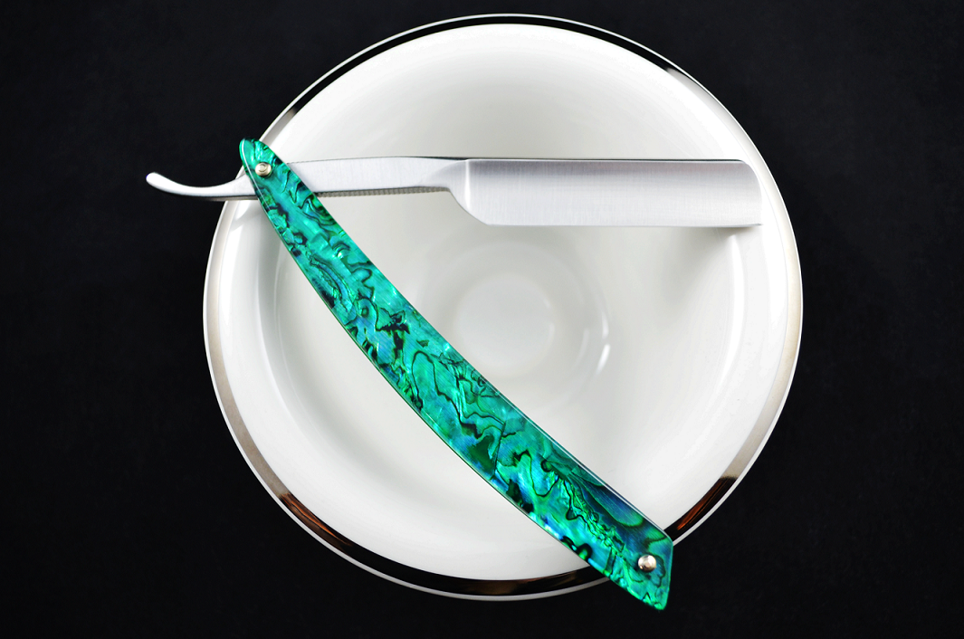 Boker Abalone Mini 4/8 Straight Razor