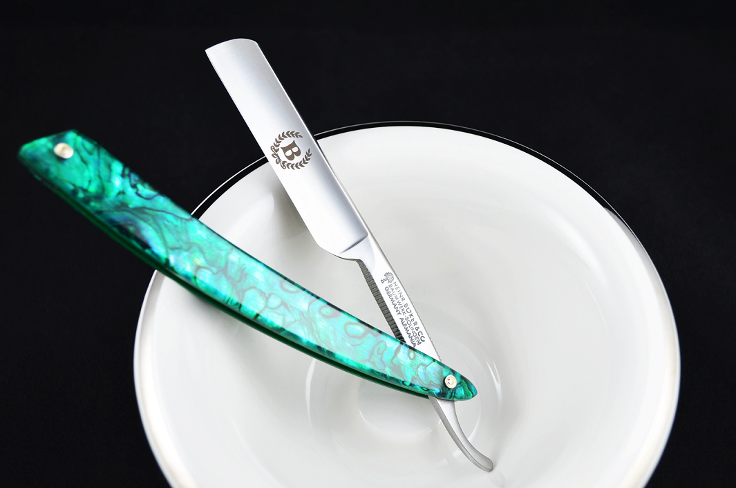 Boker Abalone Mini 4/8 Straight Razor