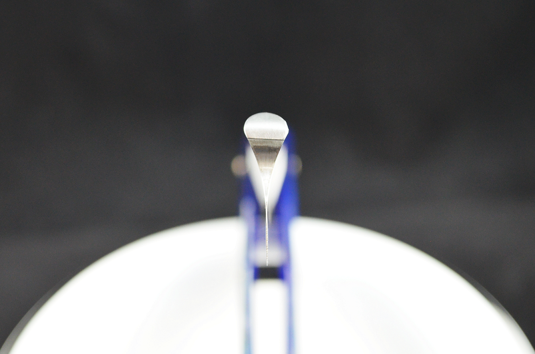 Boker Blue Shell 7/8 Barber's Notch Straight Razor
