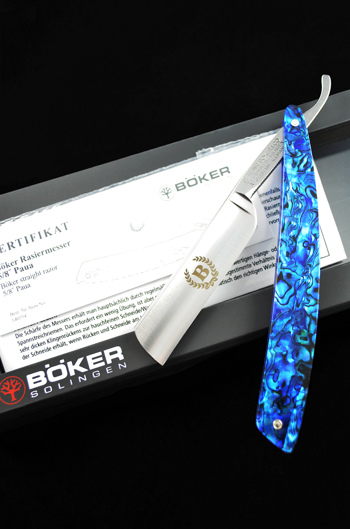 Boker Paua Abalone 5/8 Straight Razor