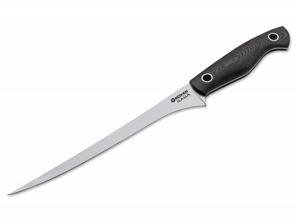 Boker Saga Fillet Knife G10 Satin