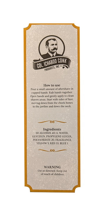 Colonel Conk After Shave Cologne