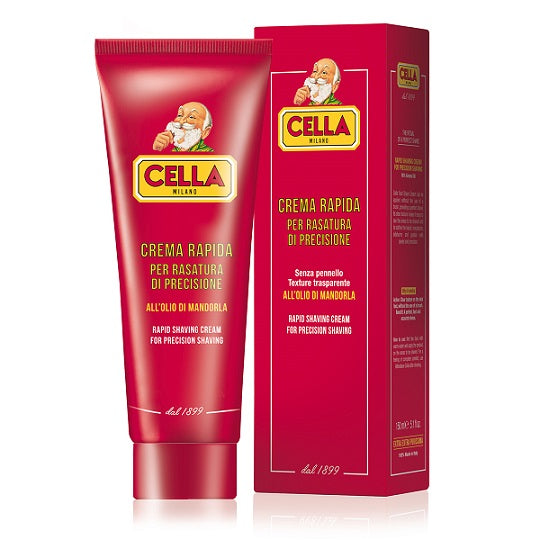 Cella Rapid Brushless Shaving Cream in Tube