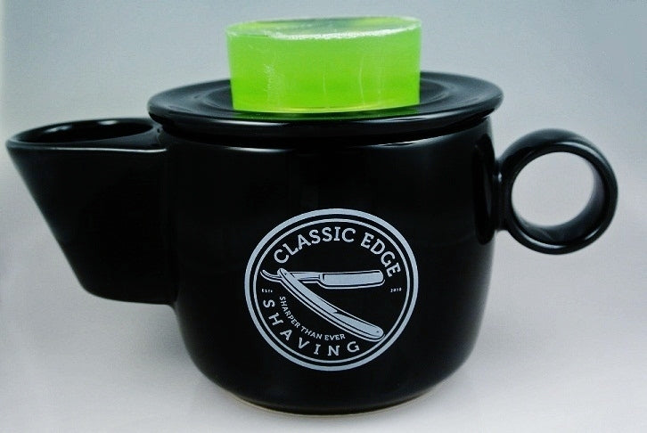 Luxury Black Shaving Scuttle Made in England