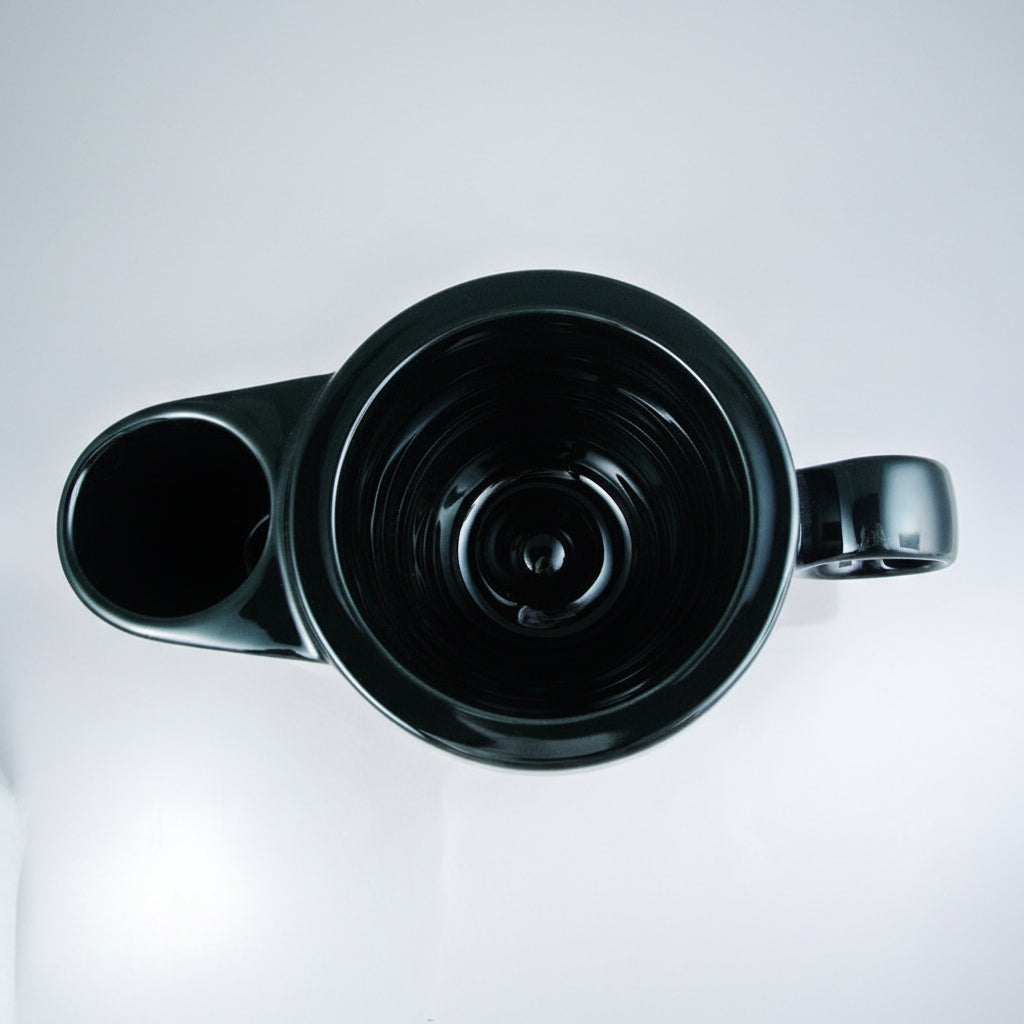 Luxury Black Shaving Scuttle Made in England