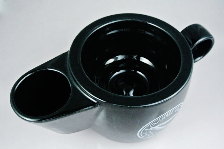 Luxury Black Shaving Scuttle Made in England