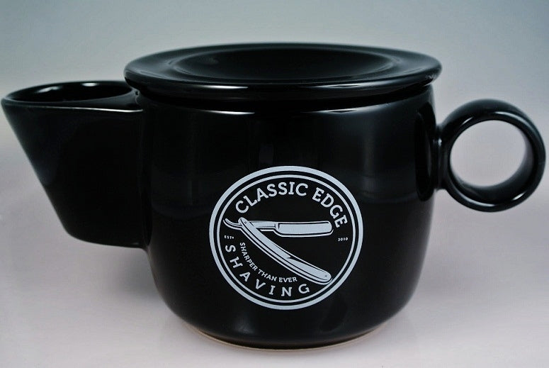 Luxury Black Shaving Scuttle Made in England