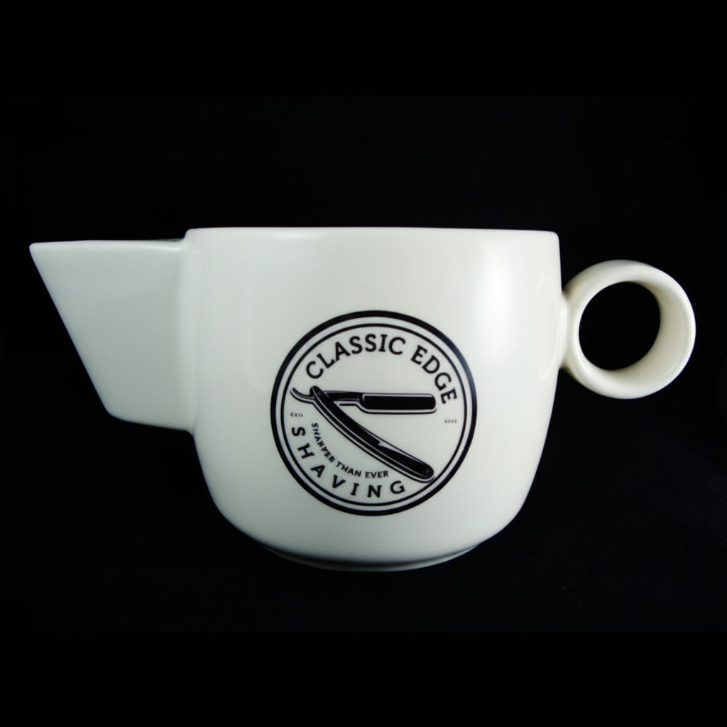 Luxury Ivory Shaving Scuttle Made in England