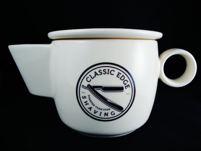 Luxury Ivory Shaving Scuttle Made in England