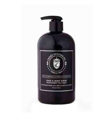 Crown Shaving Peppermint Tea Tree Hair & Body Wash