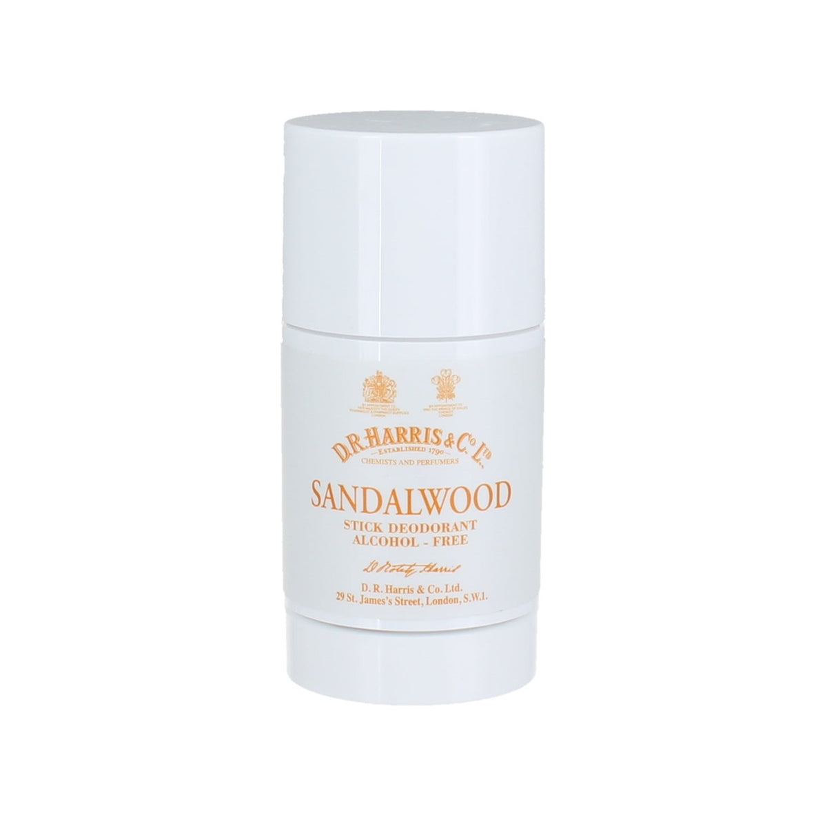 D.R. Harris Sandalwood Alcohol-Free Stick Deodorant 75g