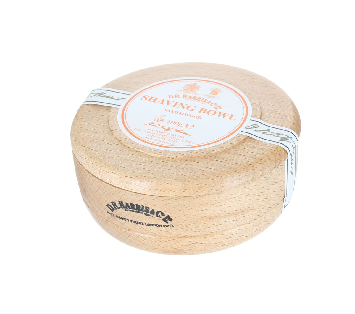 D.R. Harris Sandalwood Shaving Beech Bowl 100g