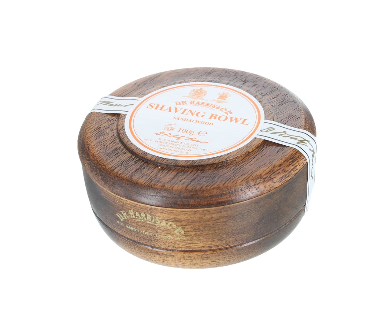 D.R. Harris Sandalwood Shaving Mahogany Bowl 100g