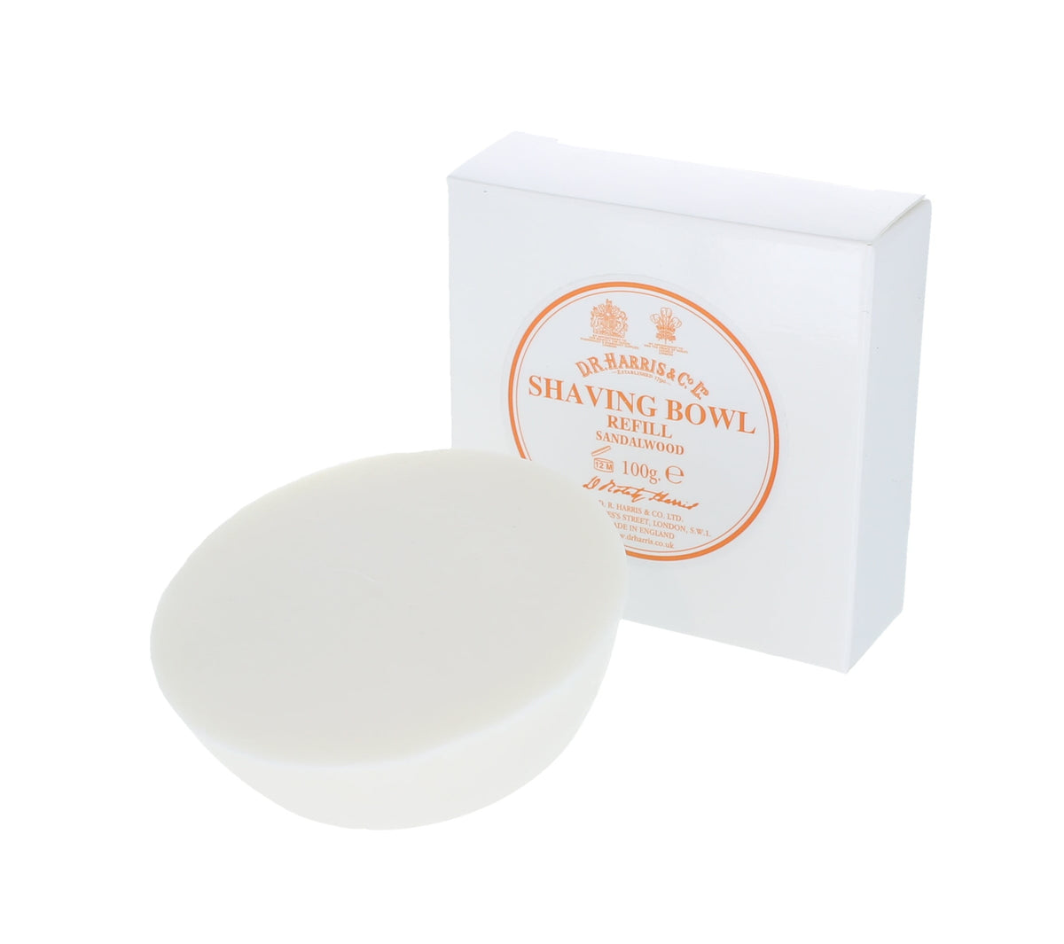 D.R. Harris Sandalwood Shaving Soap Refill 100g