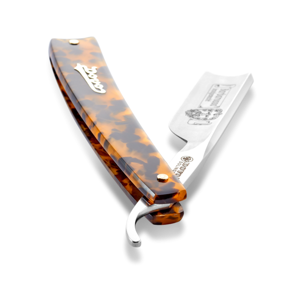 Dovo Barbarossa 5/8 Short Blade Tortoiseshell Straight Razor-Spanish Point