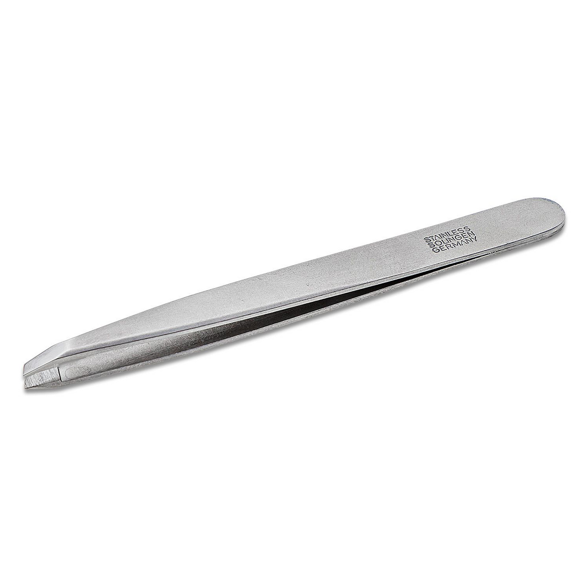 DOVO Stainless Steel Slanted Tip Tweezer